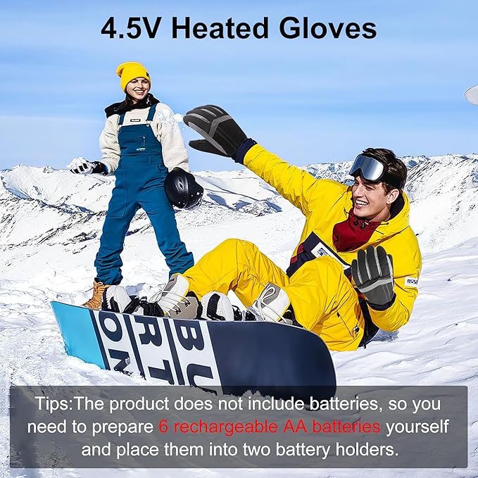 MMlove USB Heated Gloves for Men Women, Touchscreen, Waterproof, Outdoor & Indoor Hand Warmers for Climbing,Motorcycling,Skiing