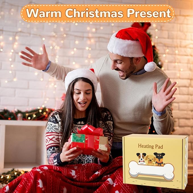 Microwave Heating Pad for Pain Relief, 16" x 11" Microwavable Heating Pads for Cramps, Back Pain, Neck Shoulder, Muscles, Knee, Joints, Natural Heat Pack Moist Heat, Rottweiler