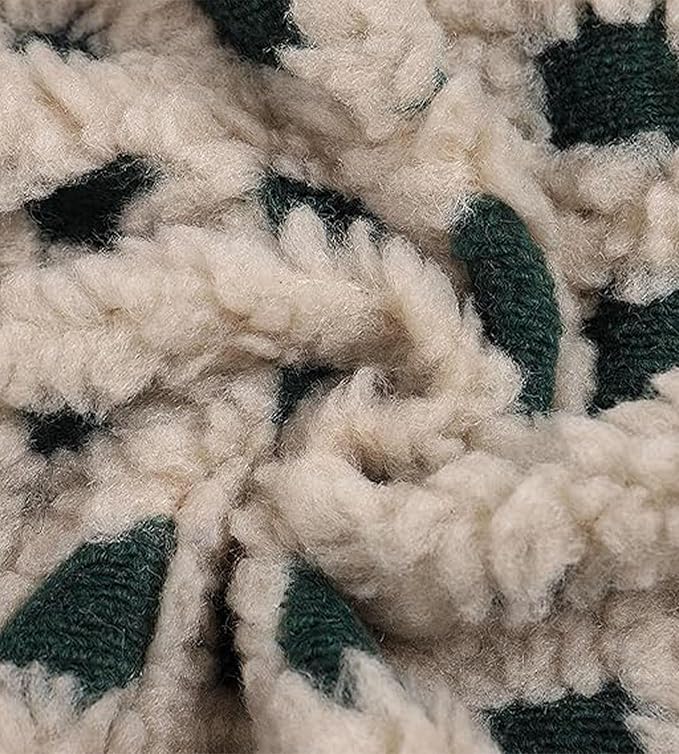 Colorful world Womens Checkered Sherpa Vest Fleece Jacket Lightweight Zip Up Sleeveless Crochet Plaid Gilet with Pocket