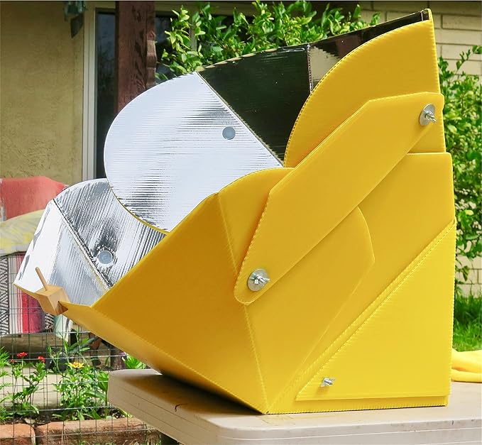 SolCook All Season Solar Cooker - Camping Cookware, Fruit & Food Dehydrator, Camp Stove, Fruit Canning Supplies, Camping Gear, Survival Gear, Emergency Supplies, (17) Camper