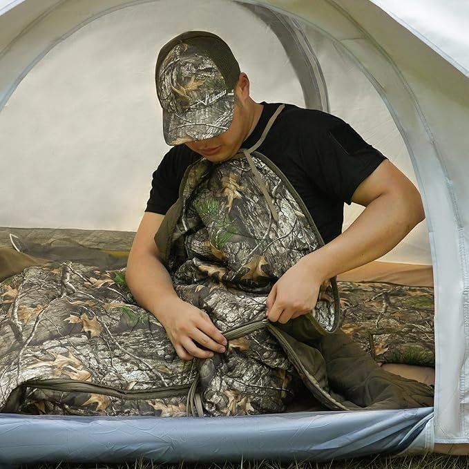 LOOGU Camo Blanket Waterproof Insulation Poncho Liner for Outdoor Camping, Hiking, Hunting, Survival, Backpacking, Picnicking