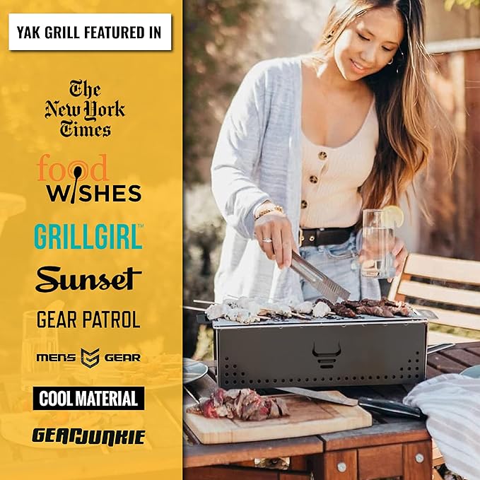Yak Mesh Grill Grate | Designed for The Yak 400 Series Grill | Perfect for Small, Delicate, Hard-to-Skewer Ingredients | Crafted from Food-Grade Chromed Steel | Easy to Clean and Highly Durable