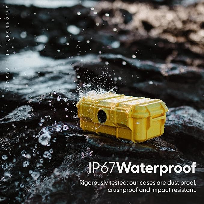 Evergreen 57 Waterproof Dry Box Protective Case - Travel Safe/Mil Spec/USA Made - for Cameras, Phones, Ammo Can, Camping, Hiking, Boating, Water Sports, Knives, & Survival (Orange)