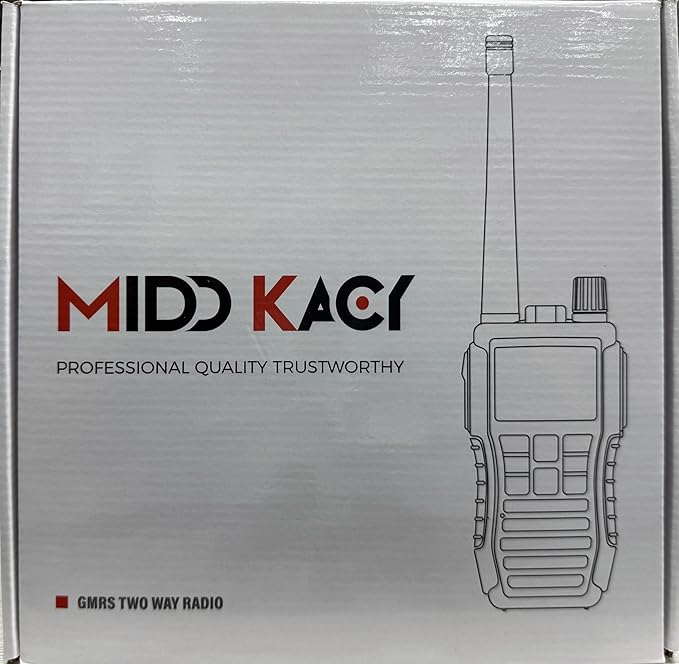 Midd Kacy MK208 Camo Walkie Talkie - Long Range walkie talkies - 61 Channels Gmrs Handheld Radio -121 Privacy Codes,New Flashlight,SOS Siren,NOAA Weather Alerts & Scan - Camouflage,2 Pack