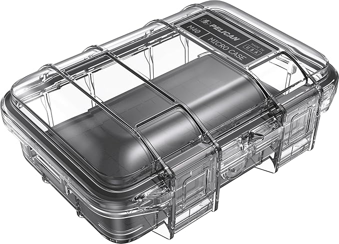 Pelican M40 Micro Case (Black/Clear)