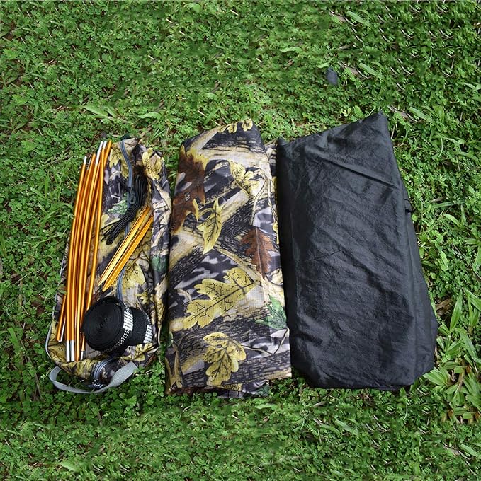 WintMing Hammock with Mosquito Net and Rain Fly Cover 3 in 1 Camping Hammock Tent 440lbs Load