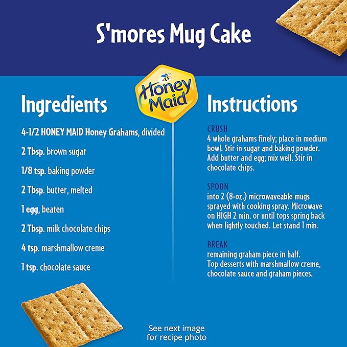 HONEY MAID Graham Crackers, Lunch Snacks, Bulk Snacks, 12 - 14.4 oz Boxes