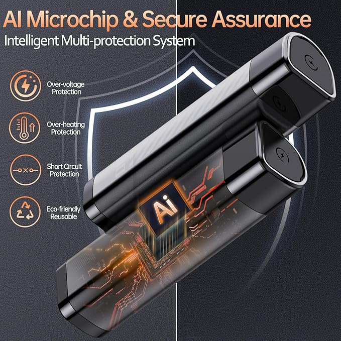 Hand Warmers Rechargeable - Magnetic Electric Hand Warmers 2 Pack with LED Display, Fast Heating Portable Heater, 4 Levels Heat Up, Long Lasting, Gifts for Men, Women, Outdoor, Golf, Camping, Fishing