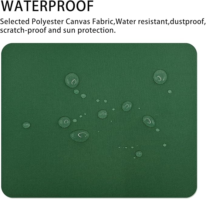 Canvas Repair Patch 9×11 Inch 3Pcs Waterproof Self-Adhesive Fabric Repair Patch for Tents,Boat Cover,Pop Up Canopy,Patio,Bags,Car Seats,Sofas,Furniture Cover(Bottle Green)
