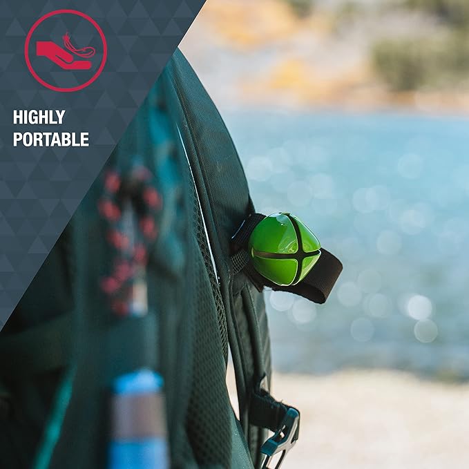 SABRE Frontiersman Bear Bell, Magnetic Silencer, Durable Hook and Loop Strap Attachment, Helps To Prevent Startling Bears While Hiking