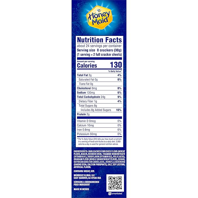 Honey Maid Graham Crackers, Family Size, 6 - 25.6 oz Boxes