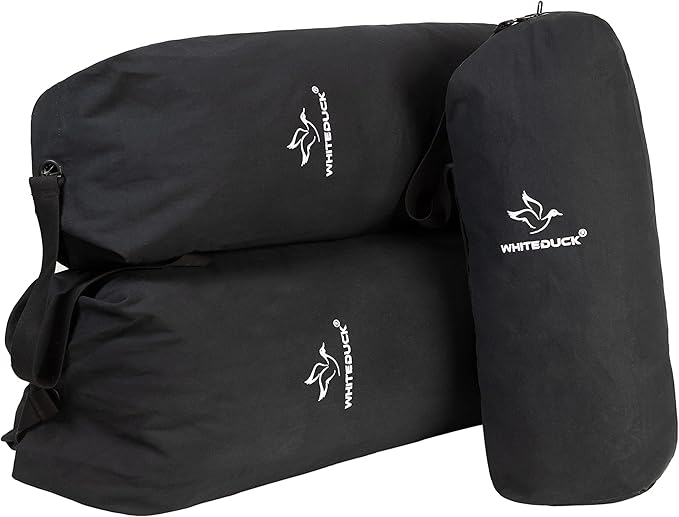 WHITEDUCK 30"x50" (737L) Top Load Canvas Duffel Bag – Military-Grade, Tear-Proof & Weatherproof, Heavy Duty for Travel, Outdoors & Military Use, with Padlock Compatibility, 5 Colors