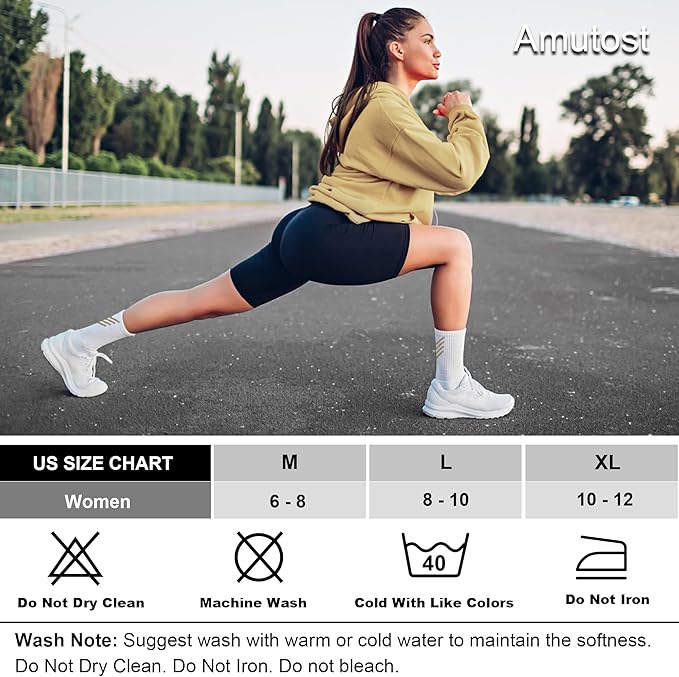 Crew Socks for Women,Athletic Hiking Running Compression Socks with Cushioned Support 3-6 Pairs