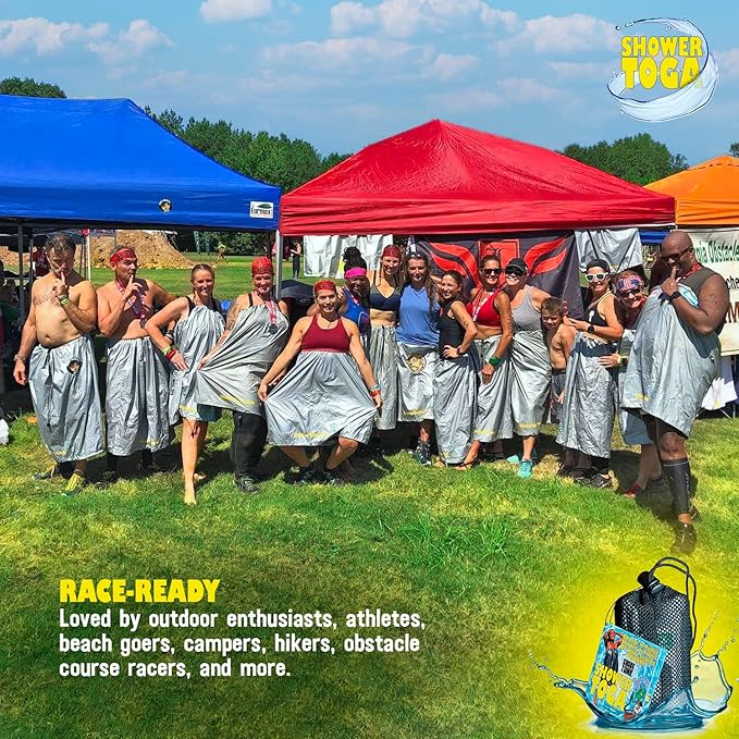 Wearable Shower Garment, Privacy RV & Camping Shower, Surf Poncho, Shower Tent, or Portable Changing Room