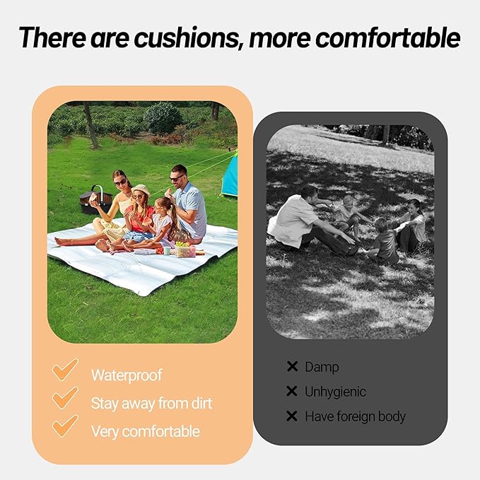 Himalaya Foam Foil Blanket Lightweight Camping Mat Outdoor Roll-up Portable Waterproof Sleeping Mat for Hiking Backpacking Double-Sided Aluminum Camping Accessories(78"x59")
