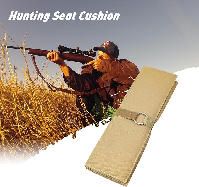 Foldable Hunting Seat Cushion Pad,Lightweight Sitting Pad,Camping Mat for Camping, Hunting, Fishing,Camping,Outdoor Activities,Hunting Accessories