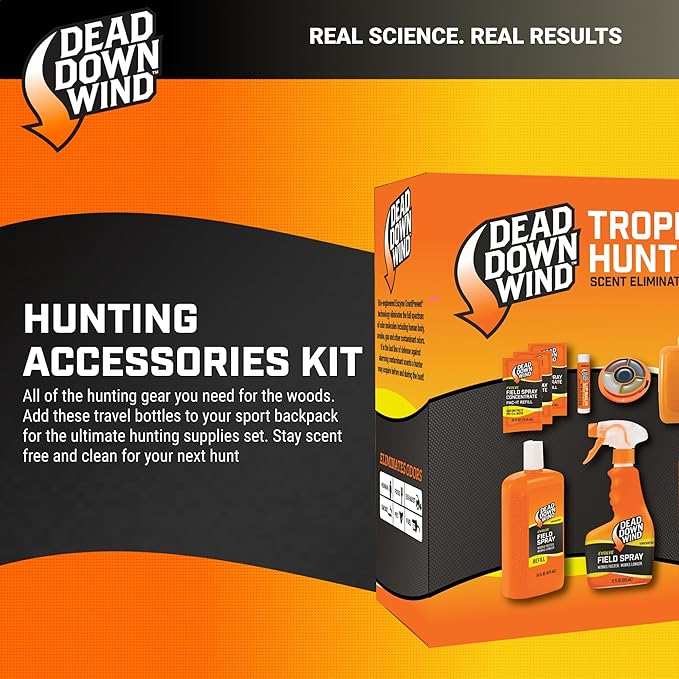 DEAD DOWN WIND Trophy Hunter Scent Eliminator, 10 Piece Kit
