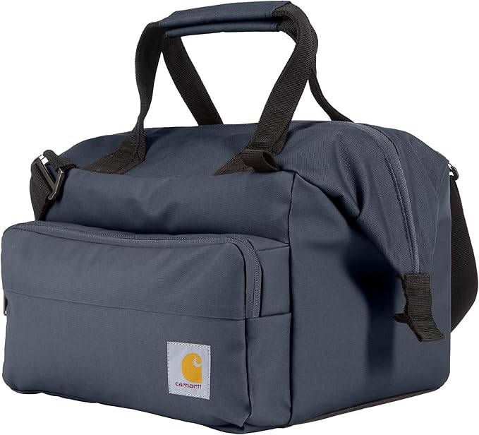 Carhartt Thick Foam Fully Insulated Cold Front Coolers, Premium Ice Retention, Durable Water Resistant Material W/Front Zippered Pocket