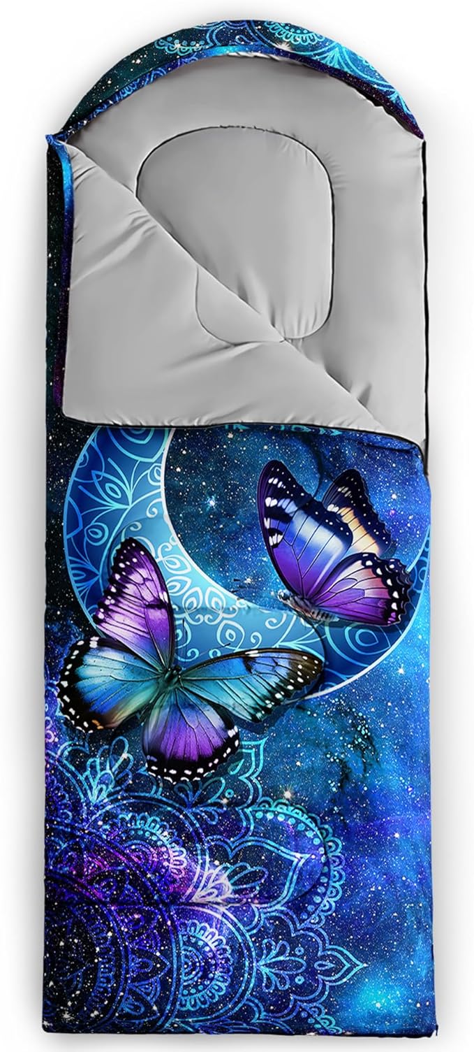 Sleeping Bag for Womens Girls Teens, Waterproof Sleeping Bags Traveling and Outdoors, Camping Gear Equipment