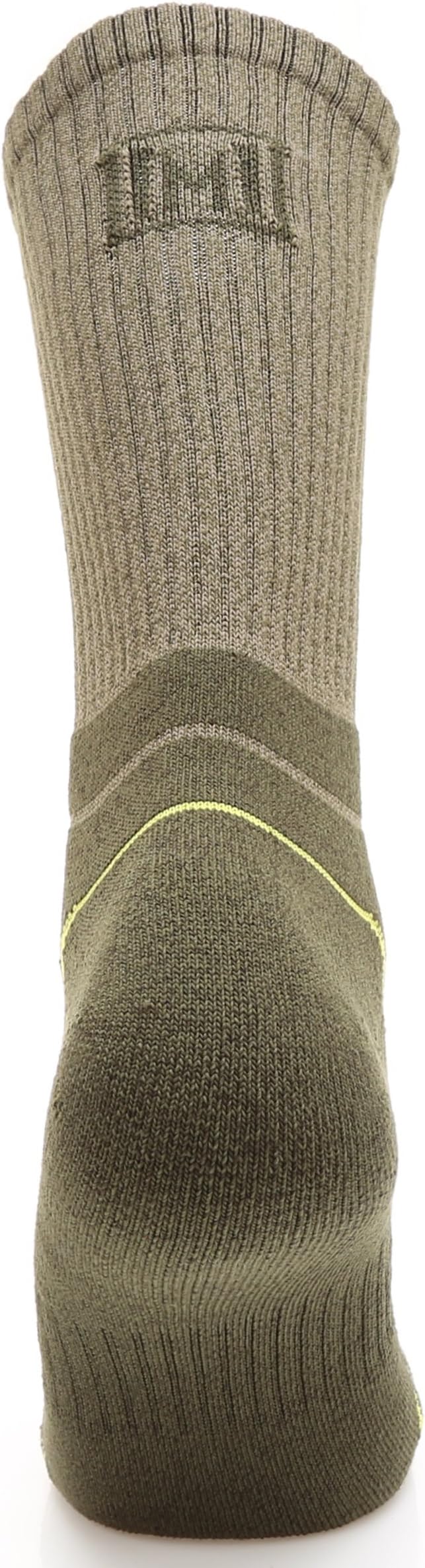 MIRMARU Men's 5 Pairs Hiking Outdoor Trail Running Trekking Moisture Wicking Cushion Crew Socks
