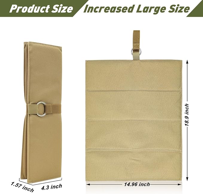 Foldable Hunting Seat Cushion Pad,Lightweight Sitting Pad,Camping Mat for Camping, Hunting, Fishing,Camping,Outdoor Activities,Hunting Accessories