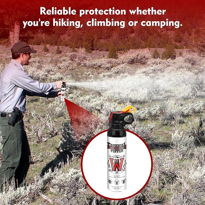 Powerful Compact Pepper Spray, Outdoor Personal Protection, Maximum Strength for Camping, Hiking, Outdoor Activities