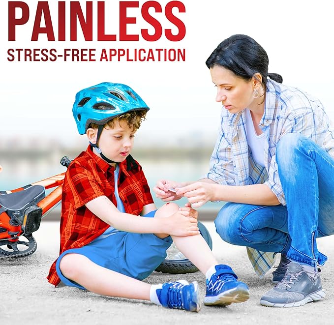 Emergency Wound Closure Strip - Laceration Closure Kit - Stitchless & Easy to Use - Butterfly Bandage