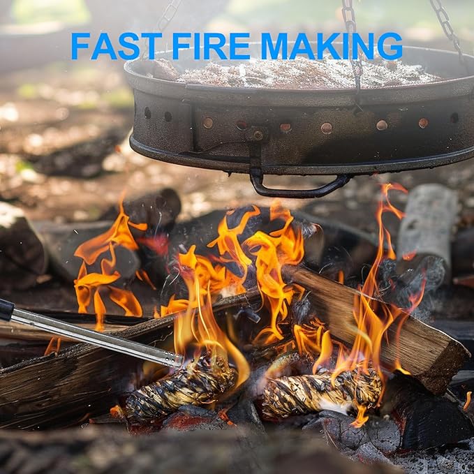 150 PCS Fire Starter for Fireplace, Waterproof - Natural Fire Starters, for BBQ, Pizza Oven, Fire-Pit, Campfires, Camping Charcoal Starter, Quick Light Wood Charcoal Firestarter