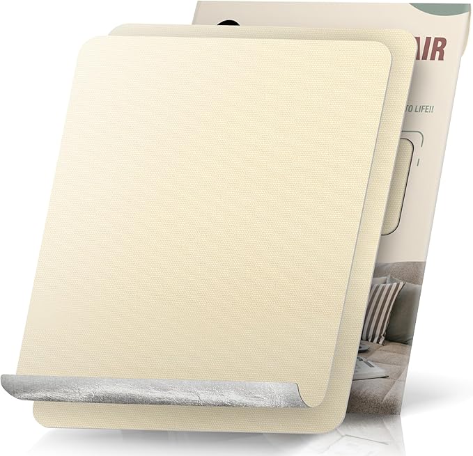 OAZ Canvas Repair Patch Self-Adhesive Fabric Patch, 9x11 Inch 2 Pcs, Waterproof Fabric Repair Patch for Furniture, Couch, Tent, Tote Bag, Sofa, Car Seat, Lounge Chair, Awning (Beige)