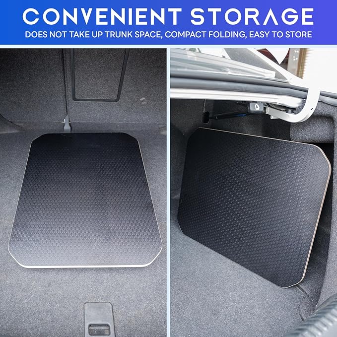 Portable Car Tailgate Table for Camping, SUVs, Vans | Folding Outdoor Vehicle Table for Road Trips, Tailgating, Work, & On-The-Go