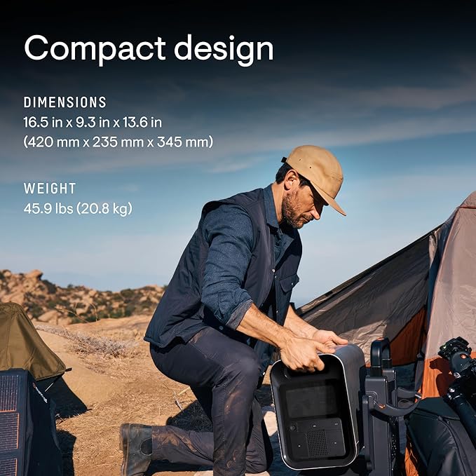 Enphase IQ PowerPack 1500 + IQ Cart – Advanced portable power with microinverter technology, LCD touchscreen, 4G cellular, Wi-Fi & Bluetooth, IQ Cart for easy mobility during camping or home backup
