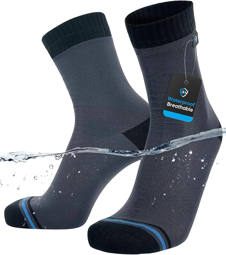 DexShell Waterproof Socks for Men & Women, Ultralite for Hiking Walking Outdoor Activities in Cold Wet Weather, Unisex Ankle