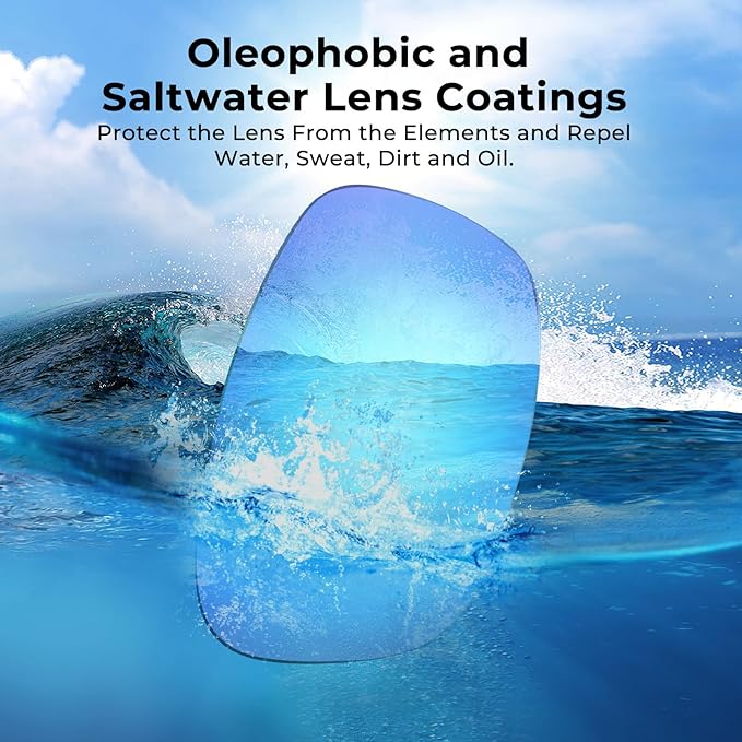 KastKing Tenmile Polarized Sunglasses for Men & Women, UV Protection,Sport Sunglasses Cycling Fishing Outdoor