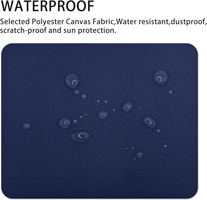 Canvas Repair Patch 9×11 Inch 3Pcs Waterproof Self-Adhesive Fabric Repair Patch for Tents,Boat Cover,Pop Up Canopy,Patio,Bags,Car Seats,Sofas,Furniture Cover(Navy)