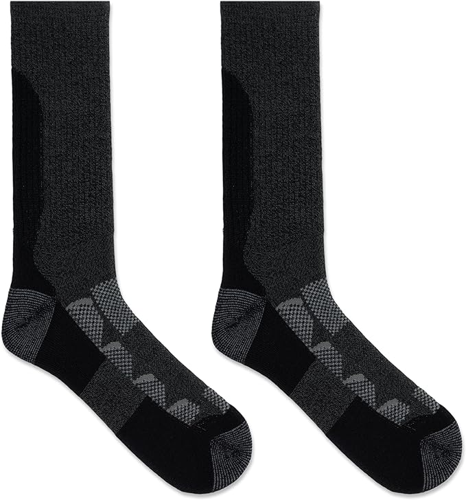 Merrell unisex-adult Men's and Women's Moab Hiking Mid Cushion Socks - Moisture Wicking & Arch Support