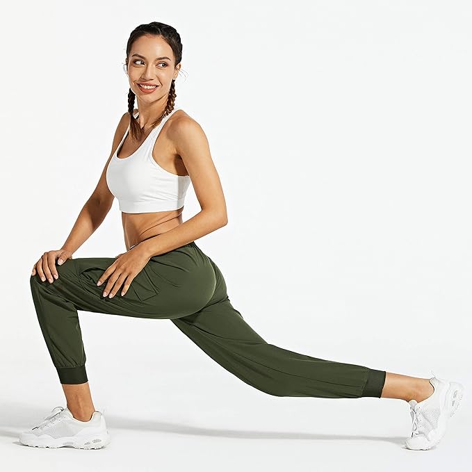 Libin Women's Cargo Joggers Lightweight Quick Dry Hiking Pants Athletic Lounge Casual Travel
