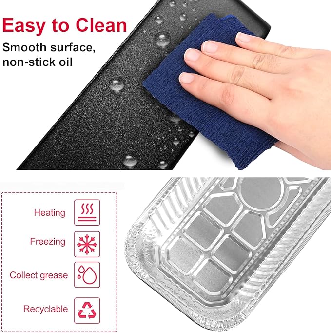 Uniflasy Grease Catcher Drip Cup for Blackstone Griddle 17, 22, 28, 30, 36 inch, 20 Pack Grease Cup Liners, Grease Tray Cup Accessories for Blackstone Flat Top Grill, Disposable Foil Drip Pan