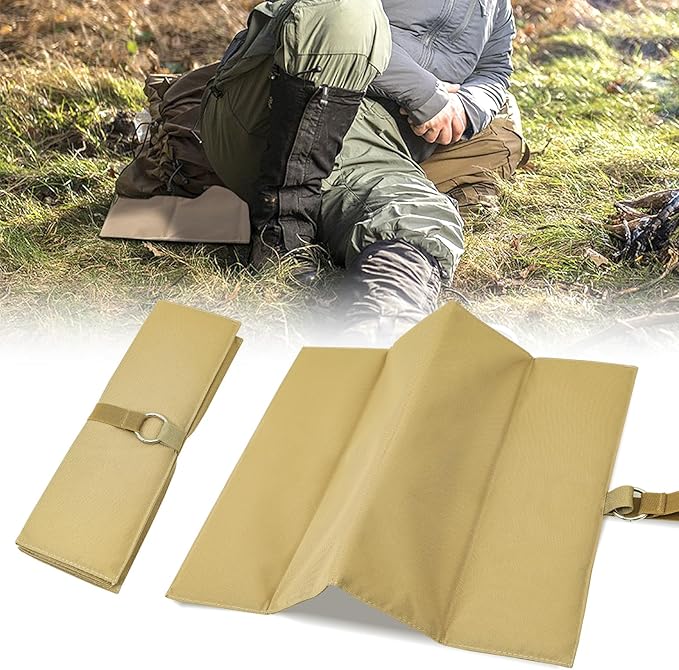 Foldable Hunting Seat Cushion Pad,Lightweight Sitting Pad,Camping Mat for Camping, Hunting, Fishing,Camping,Outdoor Activities,Hunting Accessories