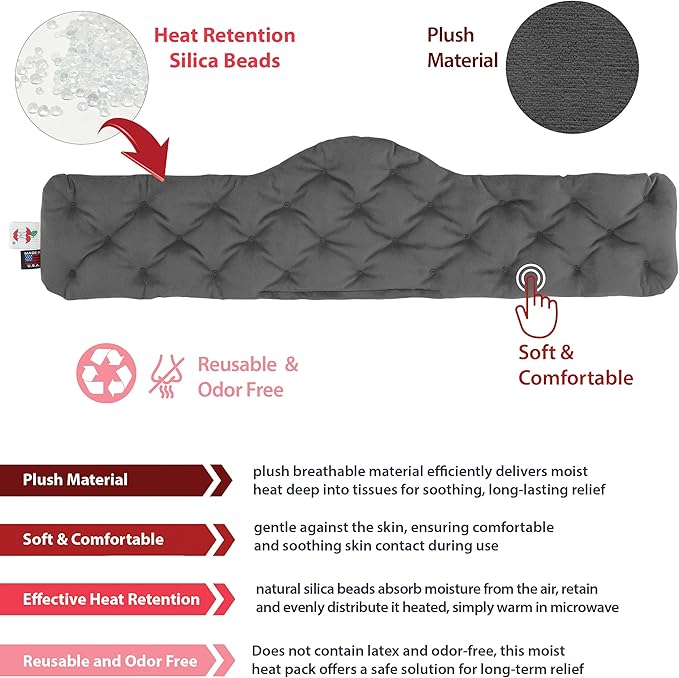 Core Products MicroBeads Moist Heat Therapy Pack - Cervical 5" X 25"