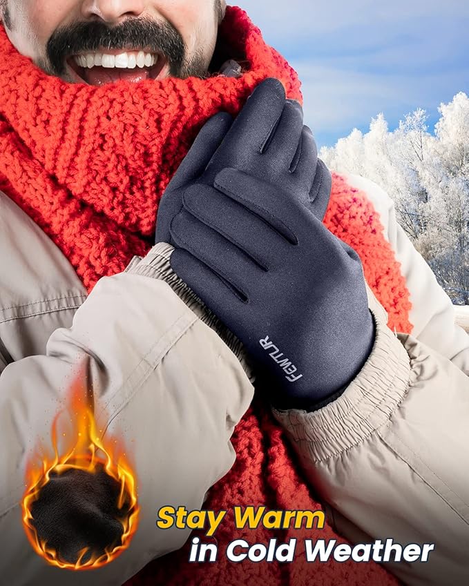 Winter Gloves for Women Running in Cold Weather - Touchscreen Gloves for Bike Hiking