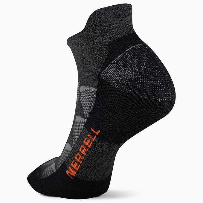 Merrell unisex-adult Men's and Women's Moab Hiking Mid Cushion Socks - Moisture Wicking & Arch Support
