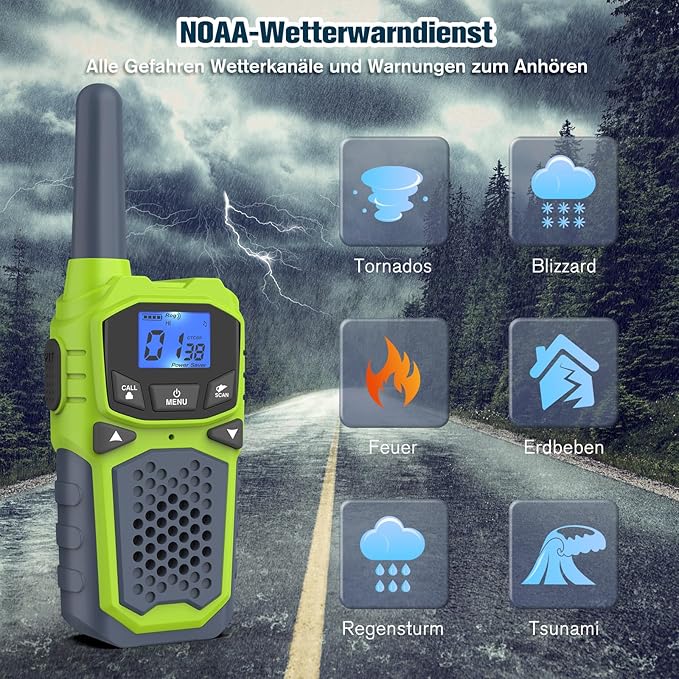 Walkie Talkies for Kids,Long Range 2 Way Radio 22CH VOX,Birthday Gift,Family Walkie Talkie for Camping Hiking Indoor Outdoor,Toys Gifts for 6-12 Years Old Boys Girls(No Batteries)