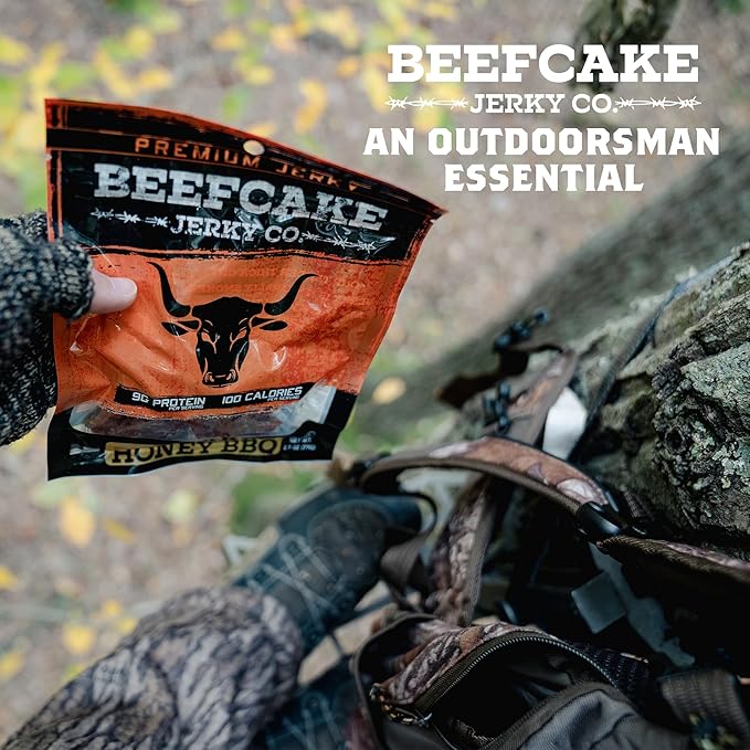 Beefcake Jerky Ultimate Flavor Sampler (7-Pack) - Gourmet Beef Jerky Variety, 9g Protein, 80-100 Calories, 2.7 Oz Each - Premium Meat Snacks