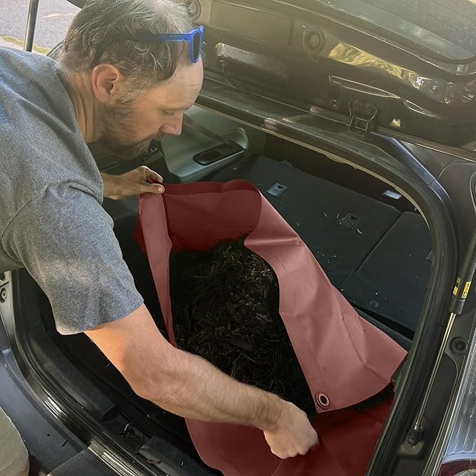 RENEGADE Industrial Tarp 3x3 ft Brown – 6X Stronger, Waterproof, UV-Resistant, PFAS-Free – Heavy Duty Tarpaulin Cover for Camping, Construction, Gardening, Car & Equipment Protection