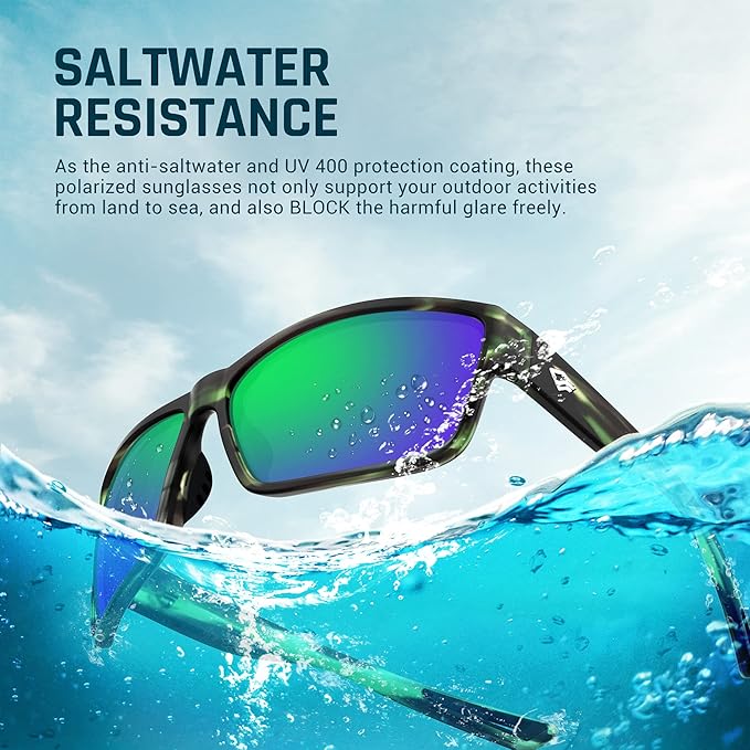 TOREGE Polarized Sports Sunglasses for Men and Women Cycling Running Golf Fishing Sunglasses TR26
