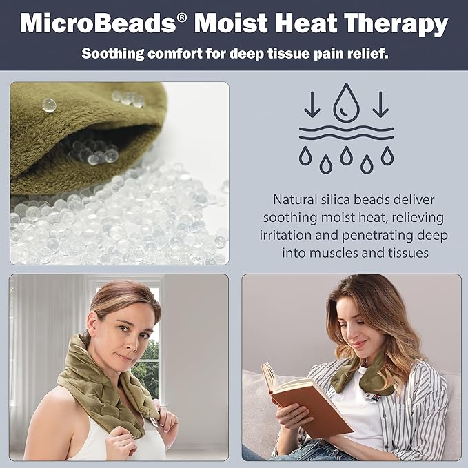 Core Products MicroBeads Moist Heat Therapy Pack - Cervical 5" X 25"