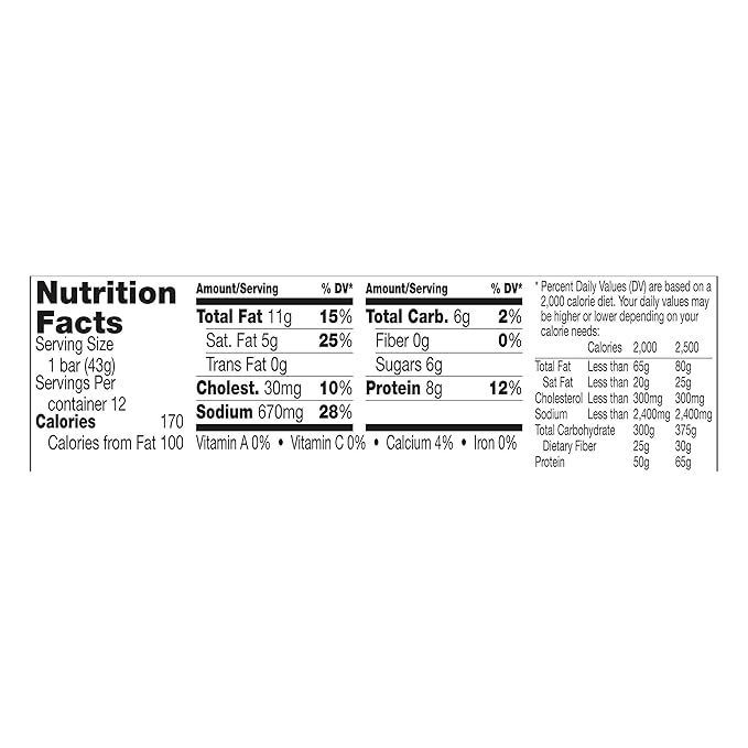 EPIC Uncured Bacon Protein Bars, Paleo Friendly, 12 ct, 1.5 oz Bars