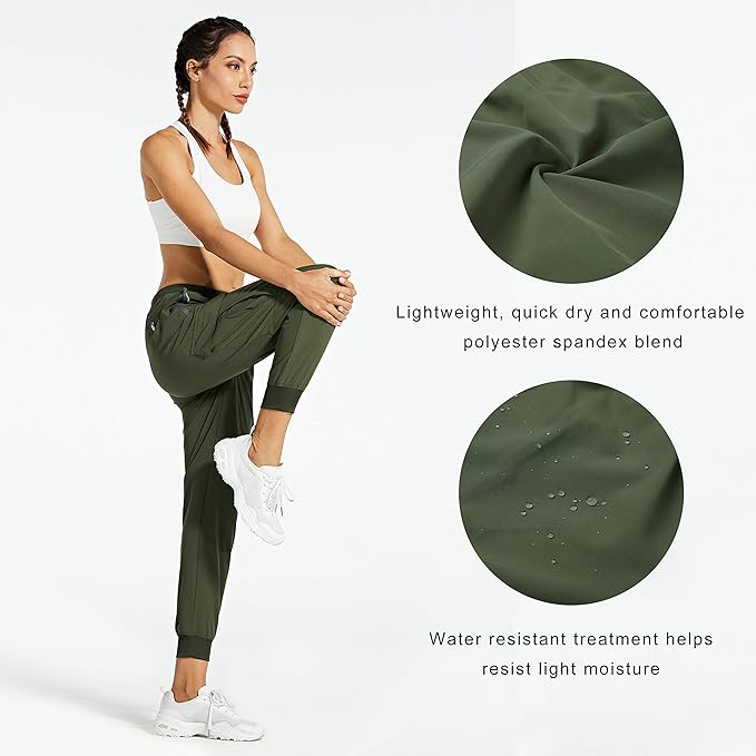 Libin Women's Cargo Joggers Lightweight Quick Dry Hiking Pants Athletic Lounge Casual Travel