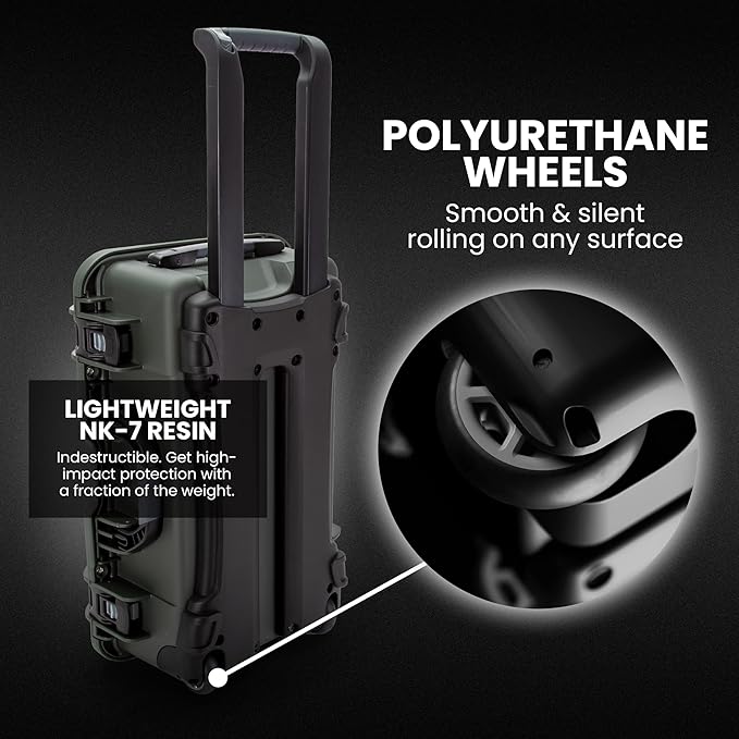 NANUK Wheeled Series 935 Lightweight NK-7 Resin Waterproof Protective Case