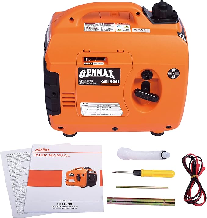 GENMAX Generator,EPA Compliant, Eco-Mode Feature, Ultra Lightweight for Backup Home Use & Camping